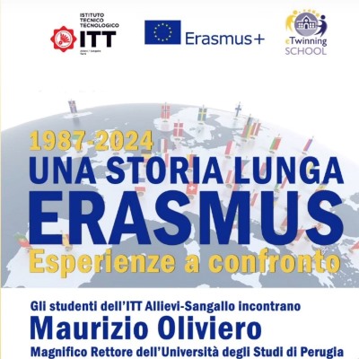 Esperienza Erasmus, il Rettore Oliviero ne parla a Terni