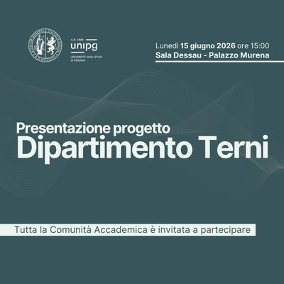 Presentazione del Progetto Dipartimento Terni