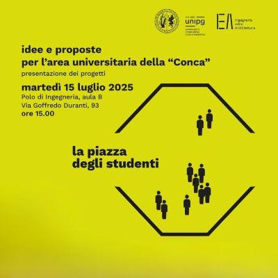 La Piazza degli studenti: Idee e proposte per l&#039;area universitaria della &quot;Conca&quot;