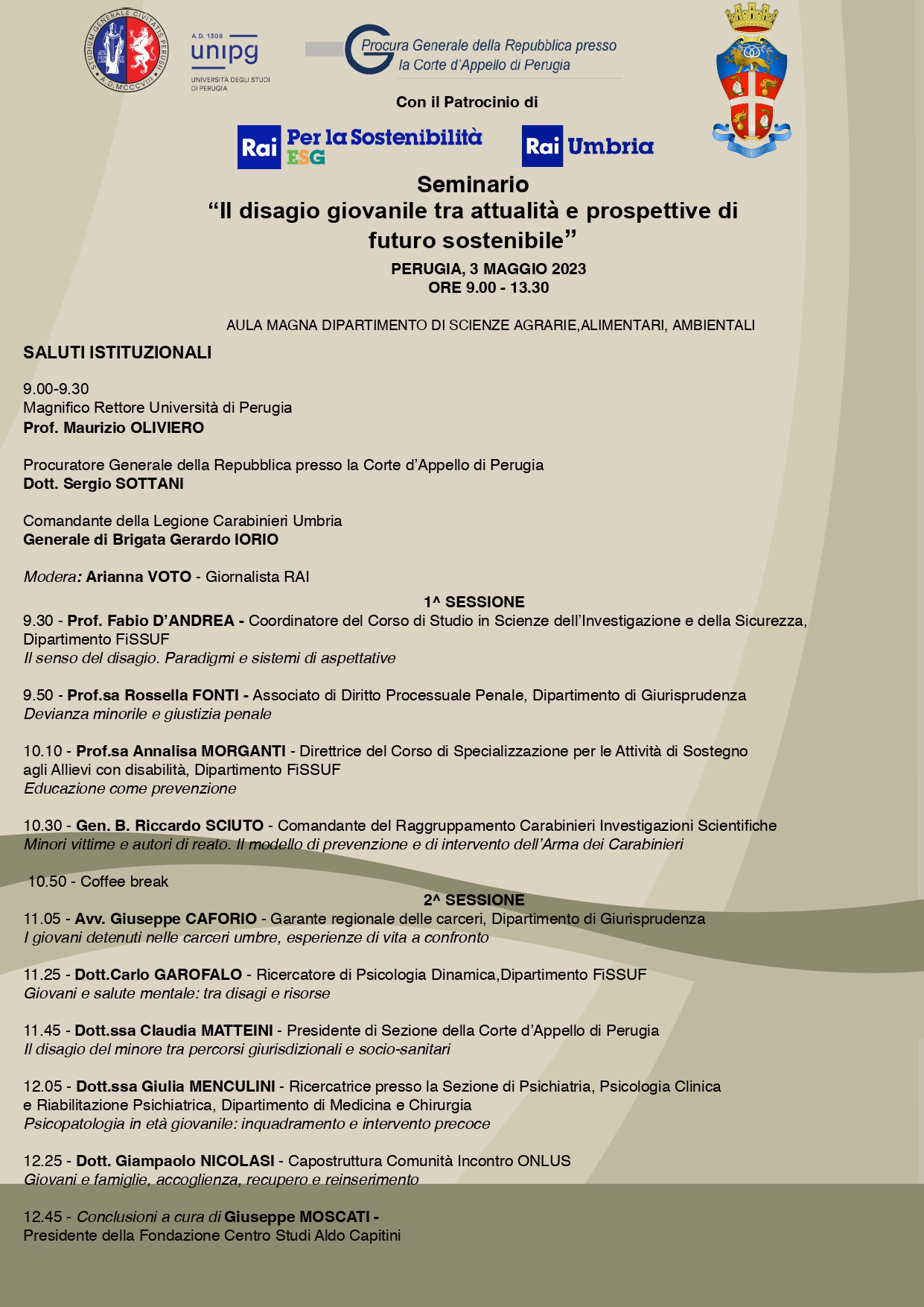 locandina evento disagio giovanile