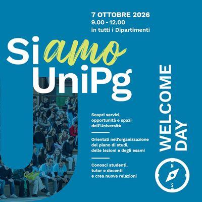 Siamo UniPg: il 7 ottobre la giornata di accoglienza delle matricole