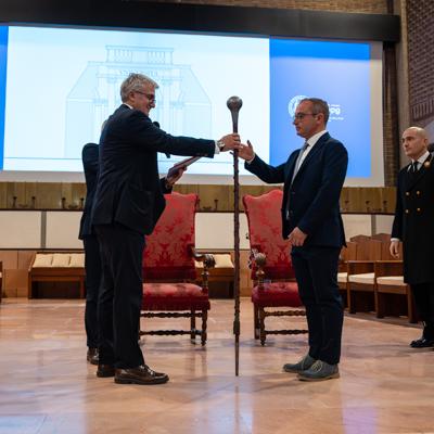 Cerimonia di passaggio della Mazza Rettorale 