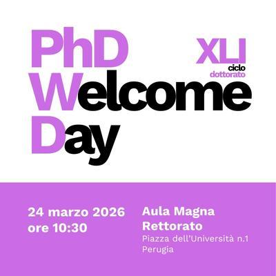 PhD Welcome Day 2026: accolti le dottorande e i dottorandi del XLI ciclo 