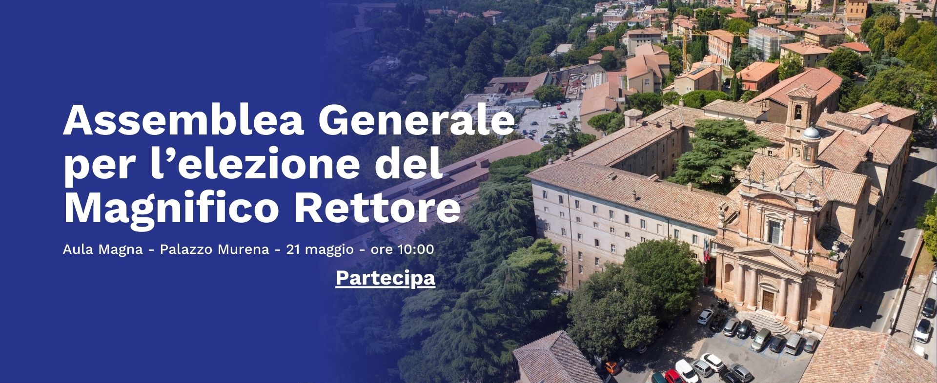 Assemblea Generale per l’elezione  del Magnifico Rettore