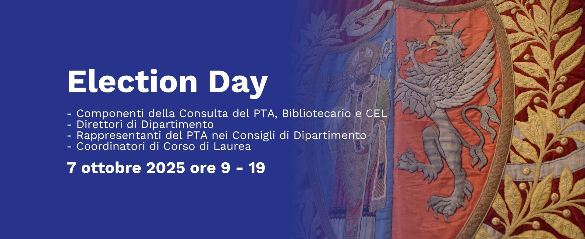 Election day - 7 ottobre 2025